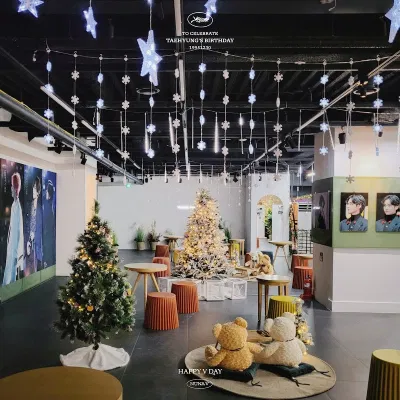 Sự kiện quán cafe sinh nhật V BTS dành cho người hâm mộ Sự kiện quán cafe sinh nhật V BTS dành cho người hâm mộ