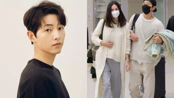 Song Joong Ki và vợ mới cưới từng công khai xuất hiện cùng nhau trong nhiều lịch trình (Ảnh: Internet).