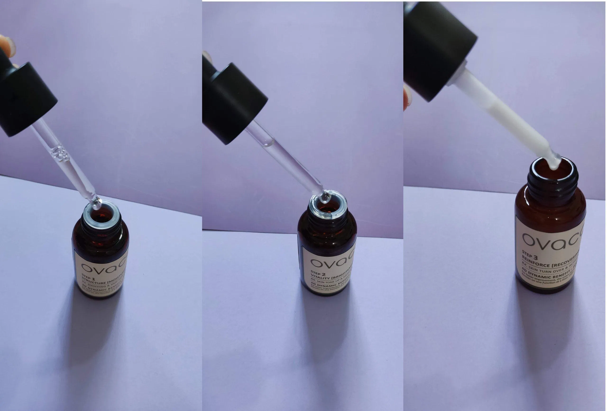 Kết cấu của Step 1 và 2 là trong suốt, còn Step 3 có màu trắng như sữa. (Nguồn: BlogAnChoi)