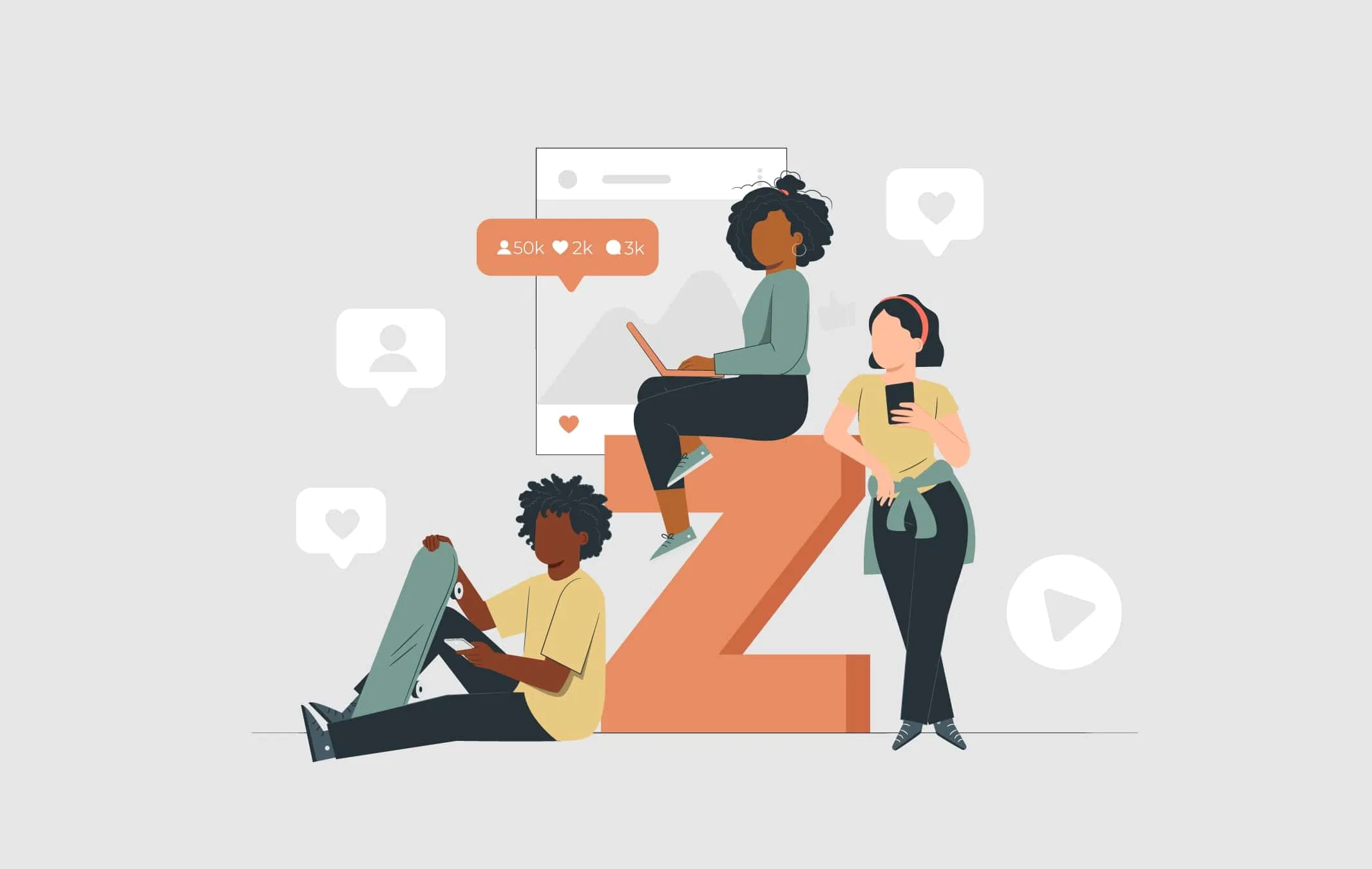Vì được sinh ra vào thời kỳ bùng nổ mạng xã hội nên Gen Z có tính cách rất khác biệt (Ảnh: Internet)