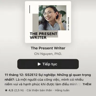 Podcast The Present writer (nguồn:The present writer) Podcast The Present writer (nguồn:The present writer)
