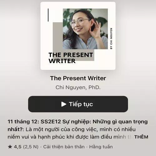 Podcast The Present writer (nguồn:The present writer) Podcast The Present writer (nguồn:The present writer)