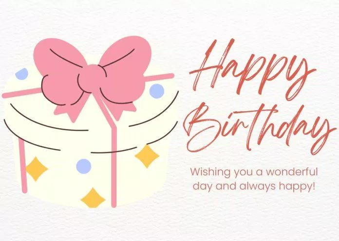 Thiệp chúc mừng sinh nhật dễ thương. (Ảnh: Internet) Thiệp chúc mừng sinh nhật dễ thương. (Ảnh: Internet)
