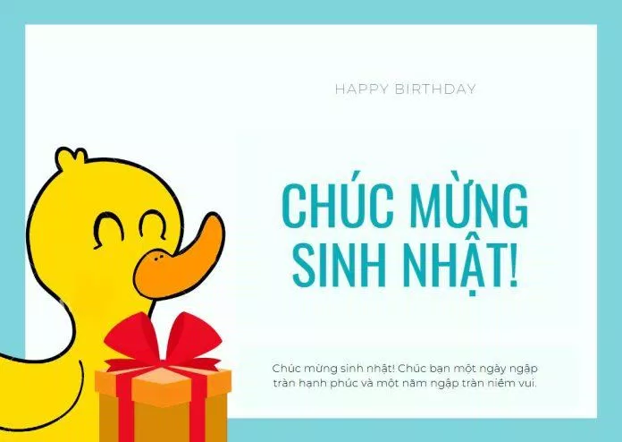 Thiệp chúc mừng sinh nhật hài hước dành tặng bạn bè. (Ảnh: Internet)