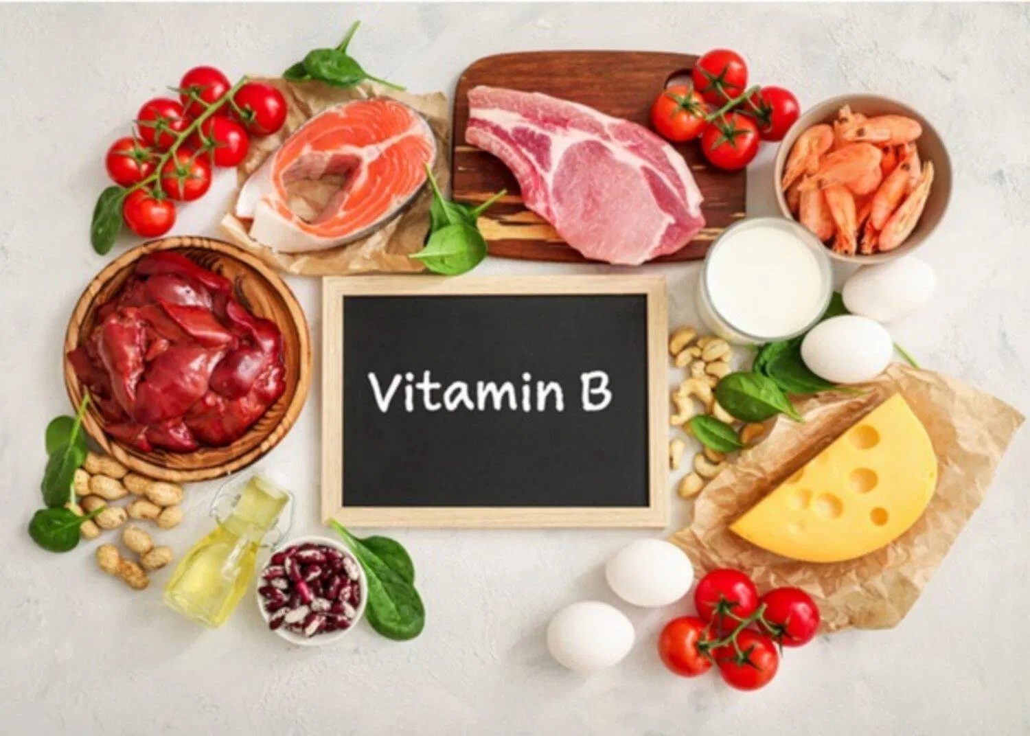 Các thực phẩm giàu vitamin B (Nguồn: Internet)