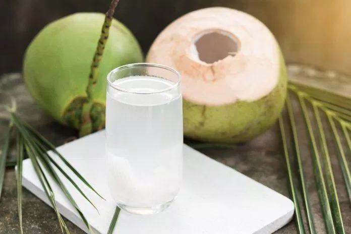 Nước dừa giàu canxi phù hợp với người bị đau nhức xương khớp (Nguồn: Internet)