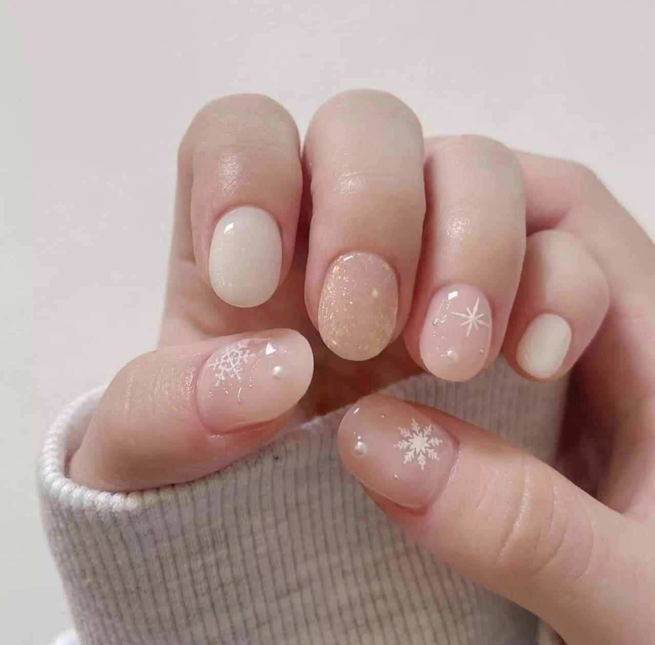 Nail mùa đông của tiệm