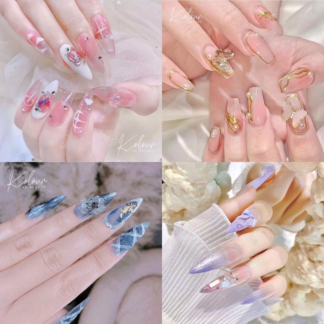 Mẫu nail ở Kolour de Beauty Mẫu nail ở Kolour de Beauty