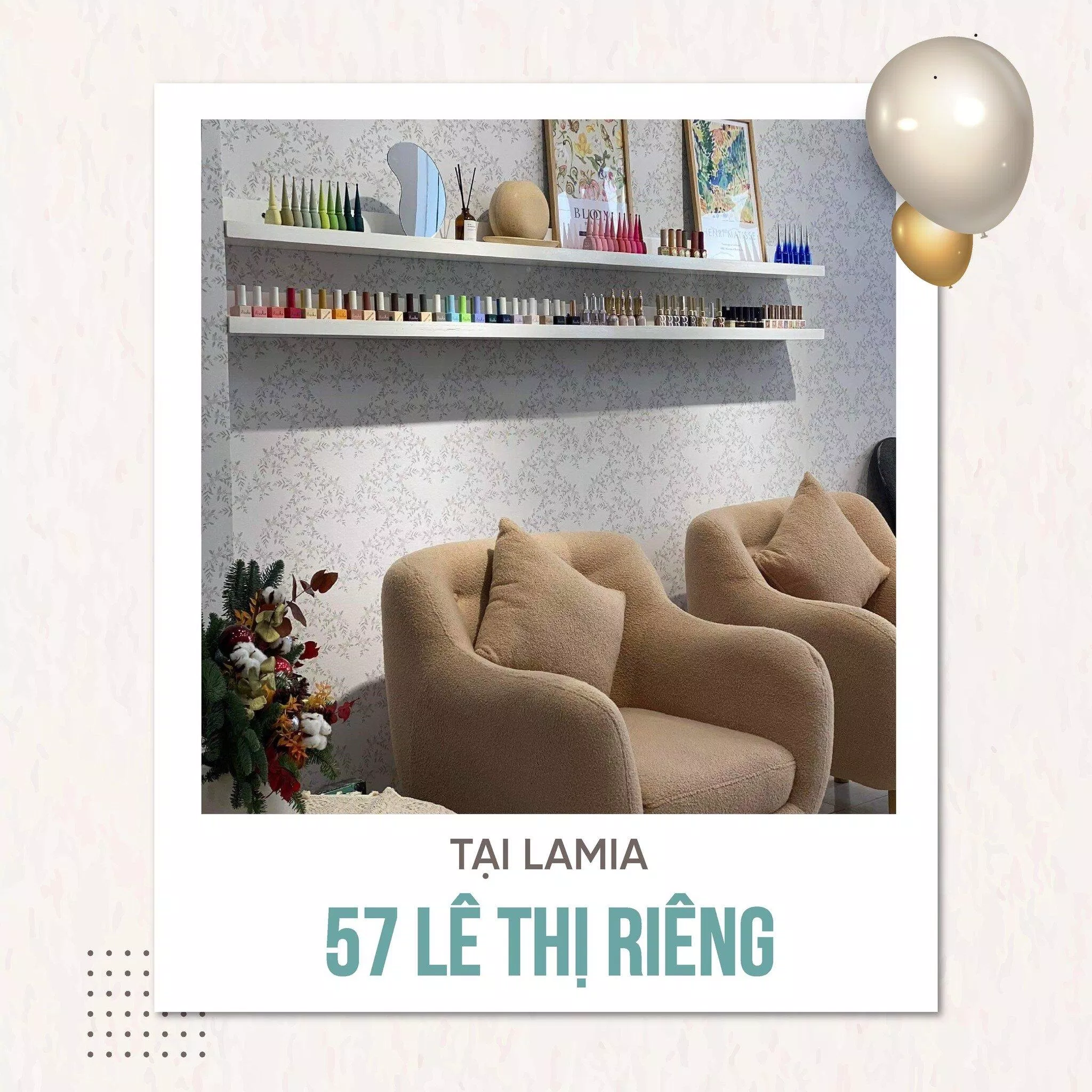 Một góc nhỏ chi nhánh LAMIA Beauty Boutique Sài Gòn Một góc nhỏ chi nhánh LAMIA Beauty Boutique Sài Gòn
