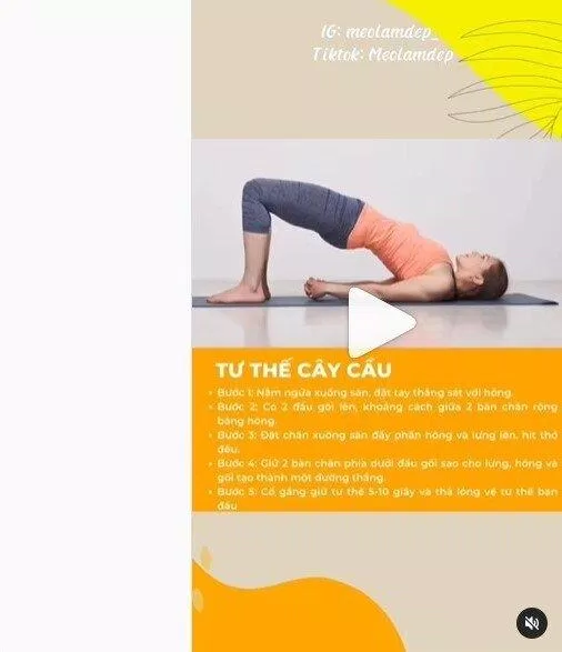 Tư thế cây cầu (Nguồn: Internet)
