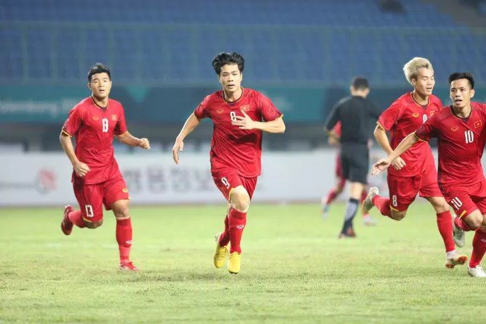 Công Phượng là cầu thủ ghi bàn duy nhất trong chiến thắng 1-0 của Việt Nam trước đội tuyển Bahrain (Ảnh: Internet)