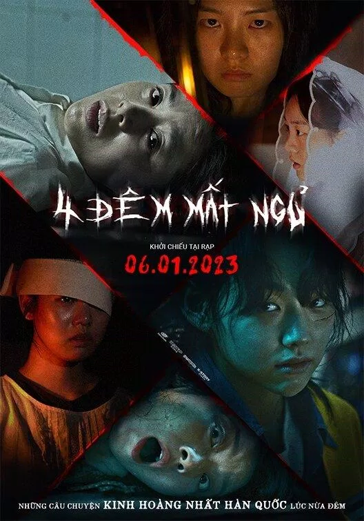 Poster phim 4 đêm mất ngủ. (Nguồn: Internet)