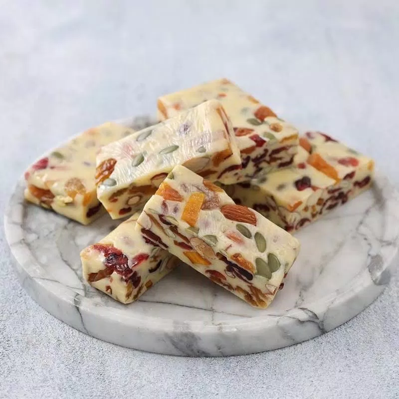 Cách làm kẹo Nougat ( kẹo hạnh phúc) (Ảnh: Internet)