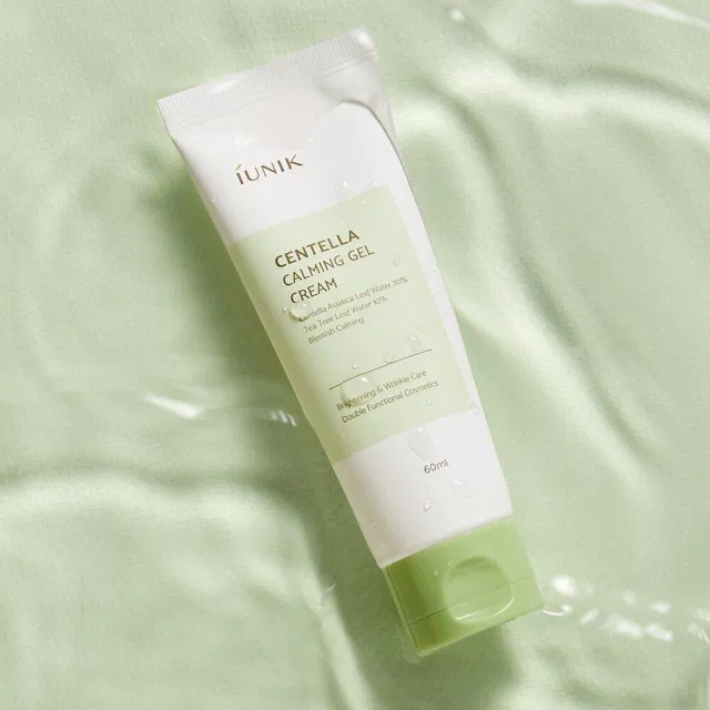 Bao bì sản phẩm kem dưỡng IUNIK Centella Calming Gel Cream (Ảnh: internet)