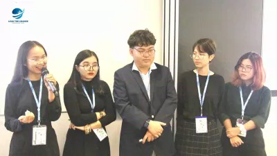 Những nhà lãnh đạo trẻ tham gia trình bày ý tưởng (Nguồn: Lead The Change) Những nhà lãnh đạo trẻ tham gia trình bày ý tưởng (Nguồn: Lead The Change)