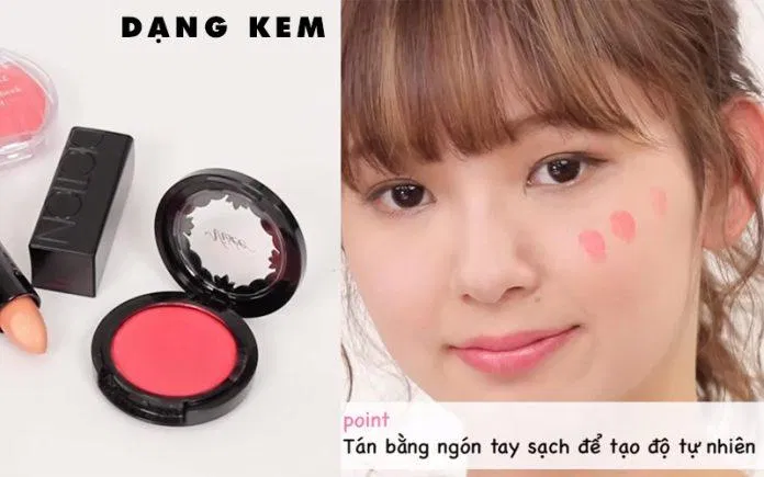 Má hồng dạng kem. Nguồn: Internet