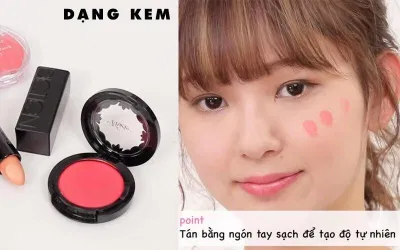 Má hồng dạng kem. Nguồn: Internet