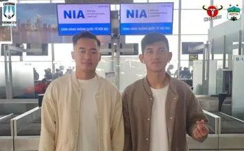 Hai cầu thủ trẻ của HAGL quay về V iệt Nam sau chuỗi 7 ngày thử việc tại CLB Cheon An City