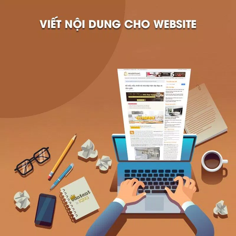 Viết content cho các trang web. (Nguồn: Internet)