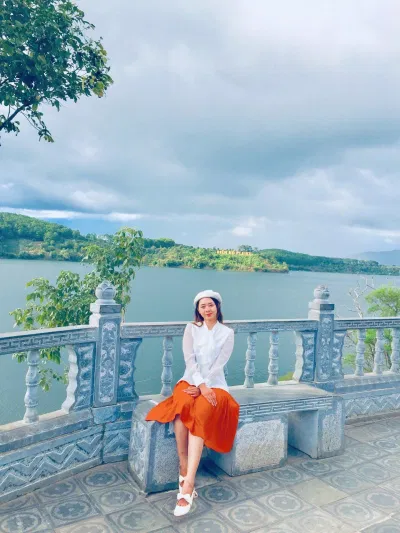 Vẻ đẹp của biển hồ Pleiku. (Ảnh: Kim Cúc)