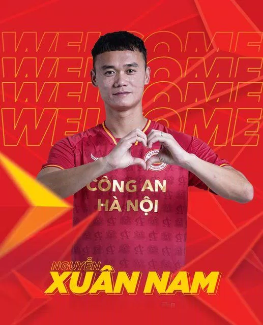 CLB CAHN đã thông báo về thương vụ chiêu mộ tiền đạo Nguyễn Xuân Nam từ đội bóng Bình Định FC trên trang fanpage CLB (Ảnh: Internet) CLB CAHN đã thông báo về thương vụ chiêu mộ tiền đạo Nguyễn Xuân Nam từ đội bóng Bình Định FC trên trang fanpage CLB (Ảnh: Internet)