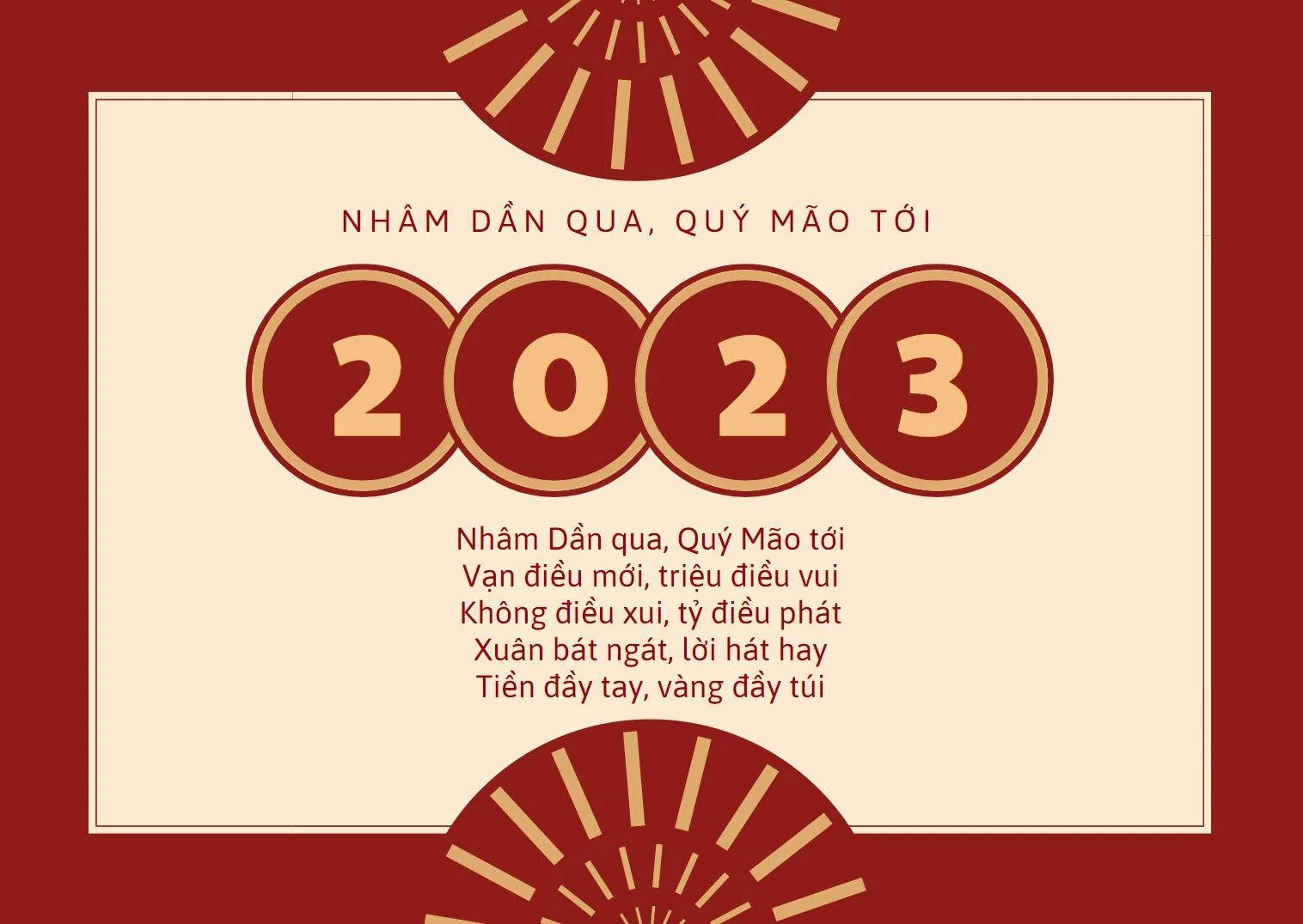 Hình nền Tết 2023 đẹp cho máy tính (Ảnh: Internet)