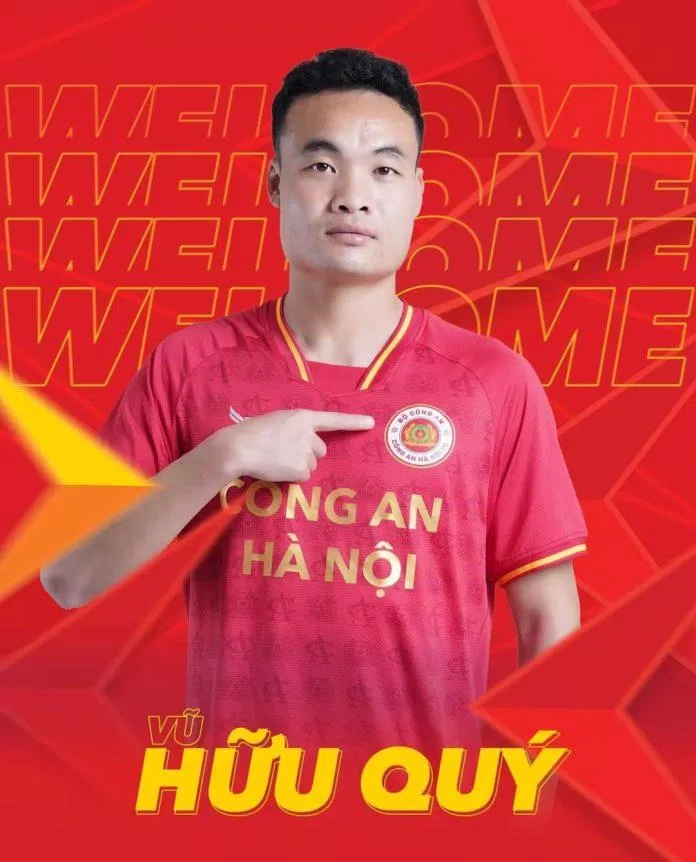Mùa giải mới 2023, Hữu Quý chính thức đầu quân cho tân V-League 2023 - CLB Công an Hà Nội (Ảnh: Internet)