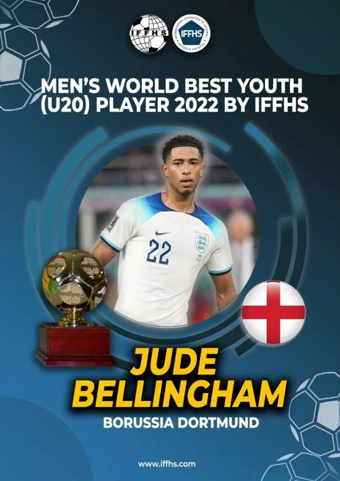 Jude Bellingham xứng đáng được công nhận sau những màn trình diễn ấn tượng trong màu áo của Dortmund và tuyển Anh (Ảnh: Internet)
