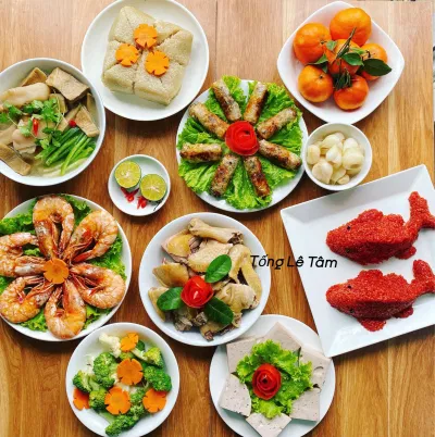 mâm cỗ cúng Ông Công Ông Táo