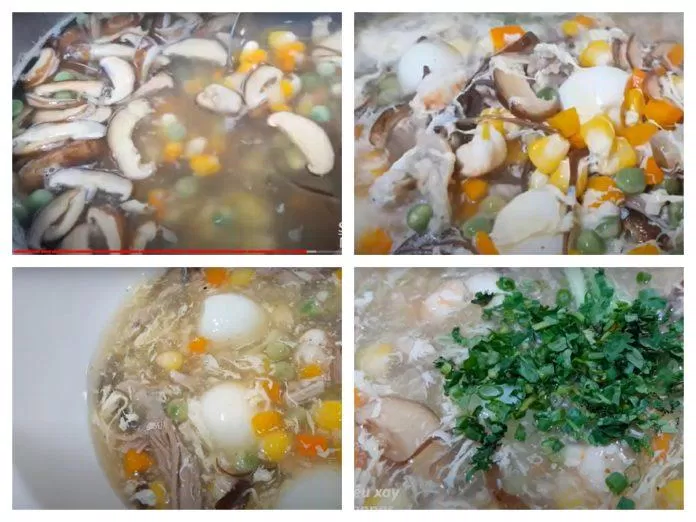 Nấu súp tôm