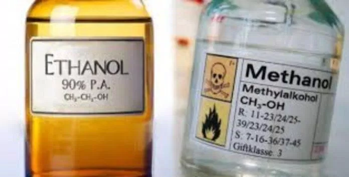 Cồn methanol gây ngộ độc cực kỳ nguy hiểm (Ảnh: Internet)