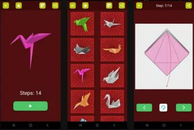 Ứng dụng Origami Paper Birds Schemes (Ảnh: Internet) Ứng dụng Origami Paper Birds Schemes (Ảnh: Internet)
