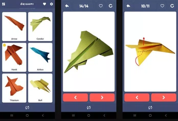 Ứng dụng Origami Aircraft (Ảnh: Internet)