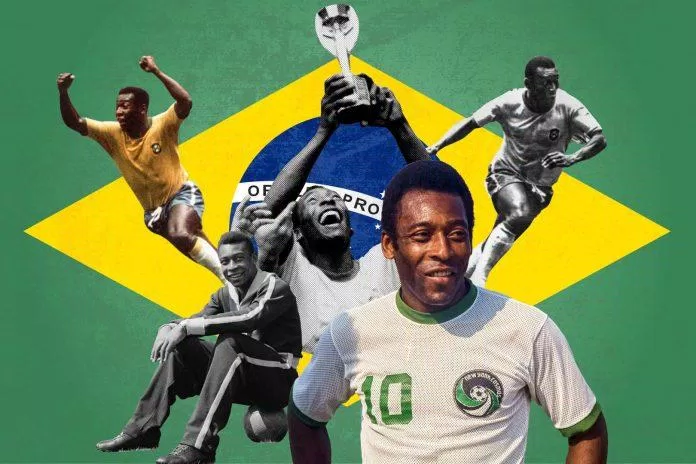 Dù đã về với vòng tay của Chúa nhưng Pele mài là vị vua bất tử trong lịch sử bóng đá thế giới (Ảnh: Internet)