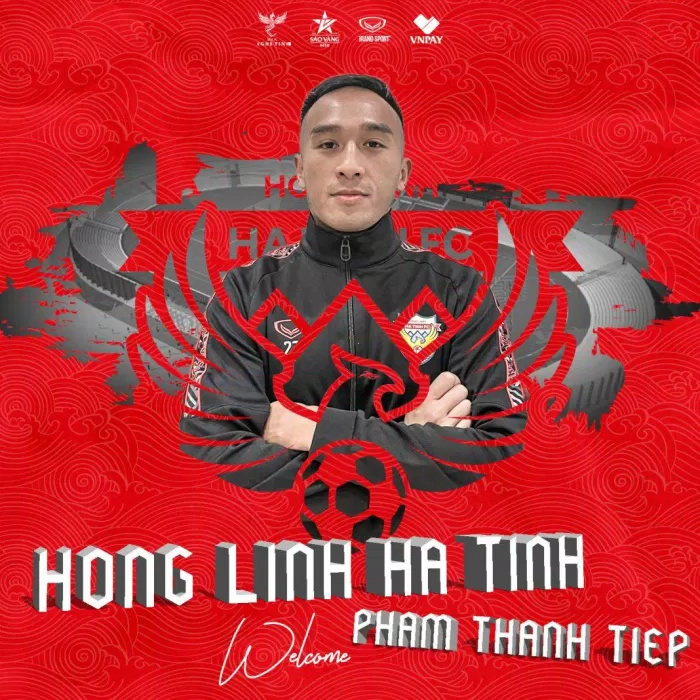 Cầu thủ Việt kiều Slovakia Phạm Thanh Tiệp khoác áo Hồng Lĩnh Hà Tĩnh