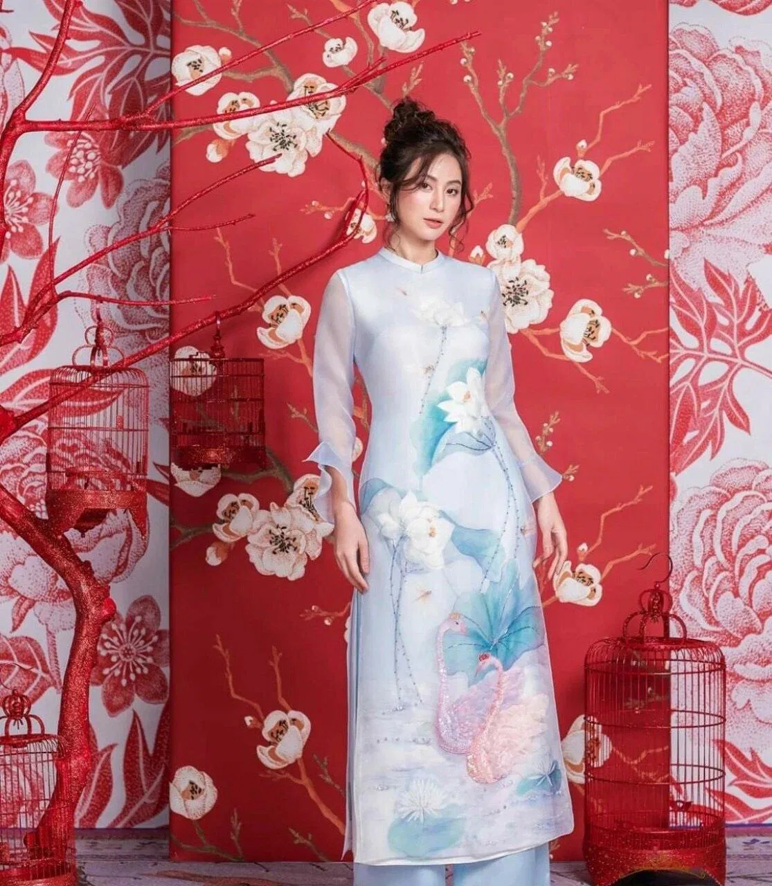 Phối đồ Tết 2023 cho tuổi Tuất (Ảnh: Internet)