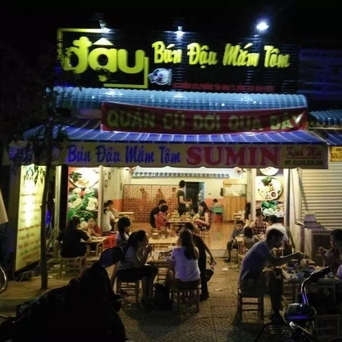 Quán bún đậu mắm tôm Sumin - Ảnh: internet