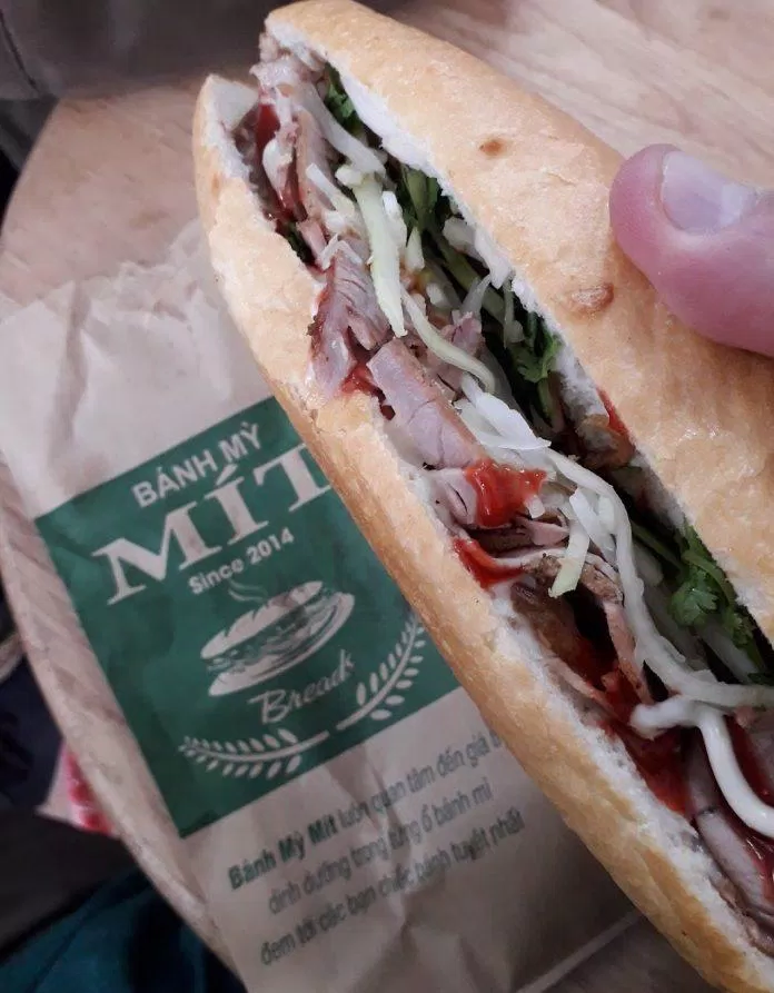 Bánh mì của quán. (Ảnh: Internet)