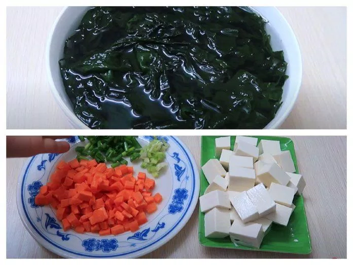 Sơ chế nguyên liệu nấu canh rong biển