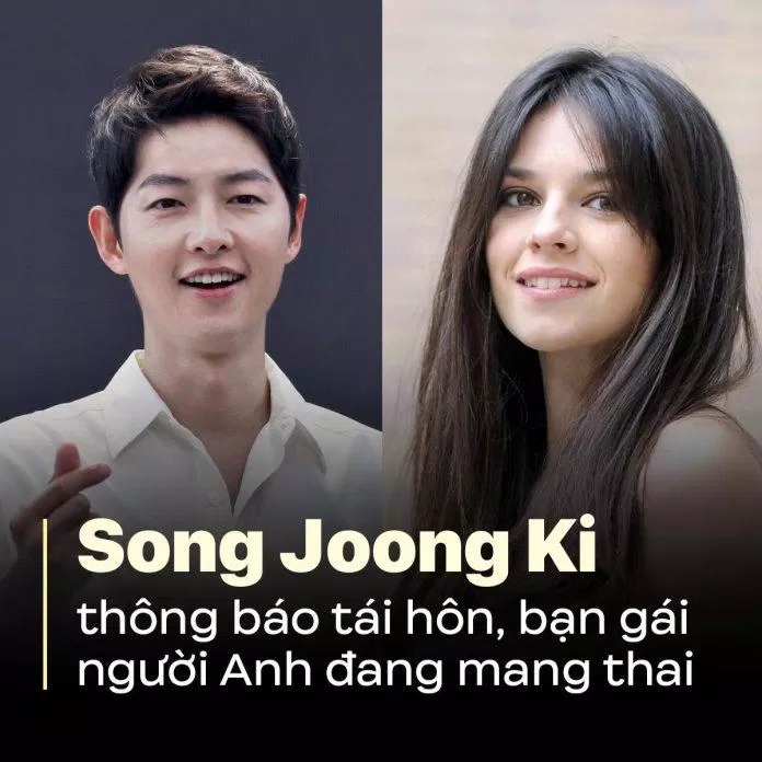 Song Joong Ki tái hôn với Katy Louise Saunders. (Ảnh: Internet)