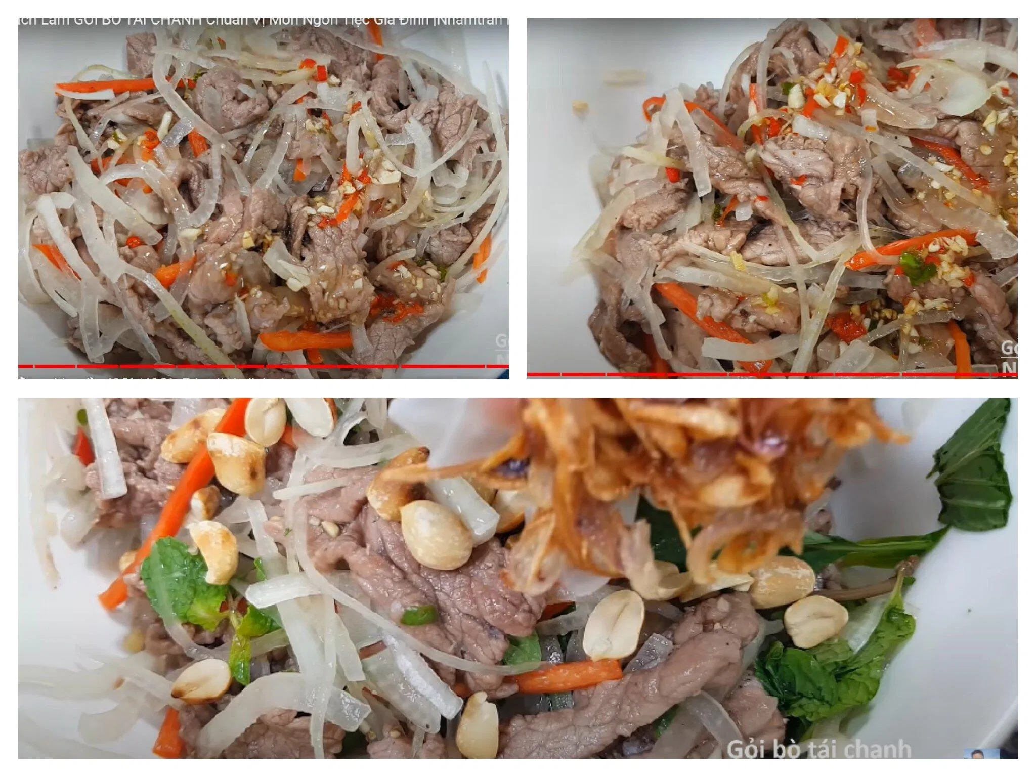 Cách làm món gỏi bò tái chanh - Món nhậu quốc dân của anh em. ẩm thực BlogAnChoi cách làm Cách làm nộm bò tái chanh đơn giản đồ ăn Gỏi bò tái chanh nguyên liệu Nộm bò tái chanh thịt bò