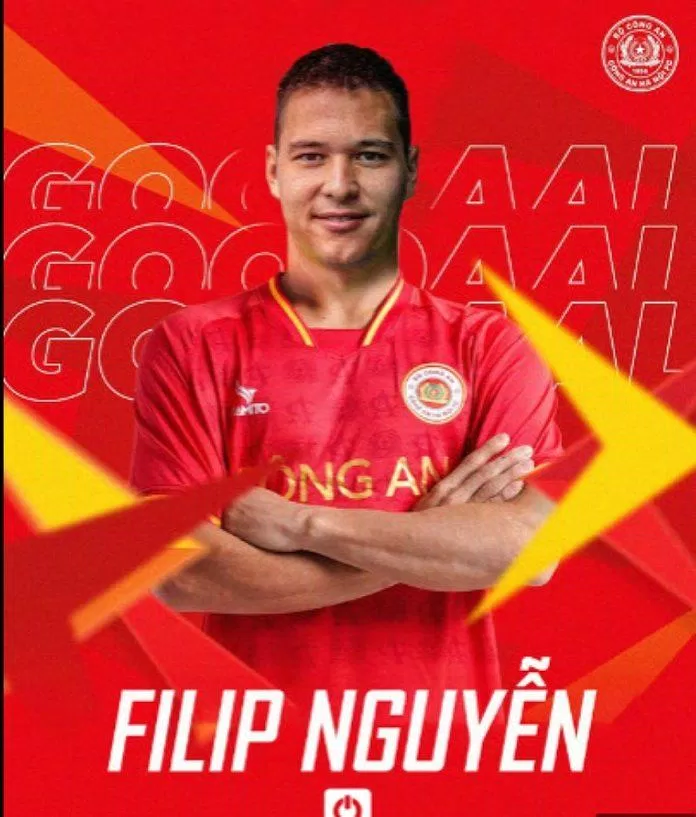 Filip Nguyễn chính thức gia nhập CLB CAHN (Ảnh: Internet)