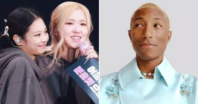 BLACKPINK chụp ảnh và tương tác cùng với Pharrell Williams. (Ảnh: Internet) BLACKPINK chụp ảnh và tương tác cùng với Pharrell Williams. (Ảnh: Internet)