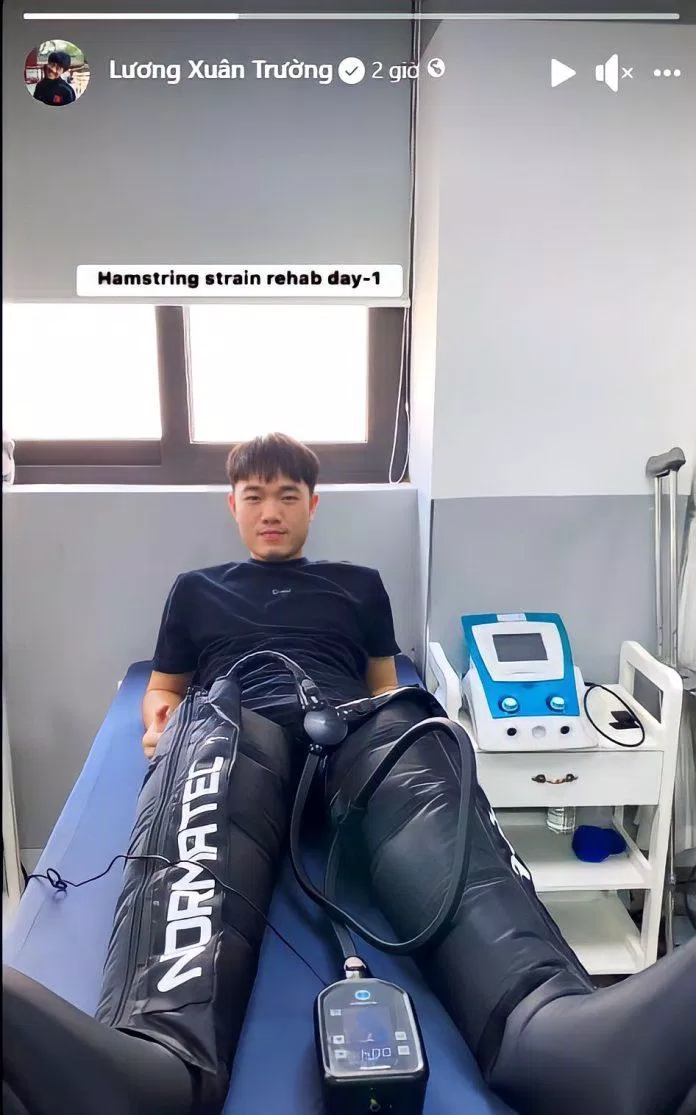 Xuân Trường cập nhật tình hình chấn thương trên Facebook cá nhân (Ảnh: Internet) Xuân Trường cập nhật tình hình chấn thương trên Facebook cá nhân (Ảnh: Internet)