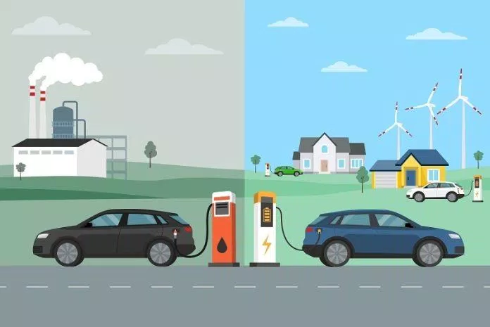 Nguồn năng lượng cho xe điện vẫn gây ô nhiễm môi trường (Ảnh: Internet)
