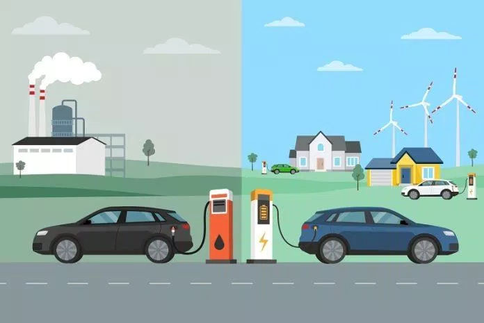 Nguồn năng lượng cho xe điện vẫn gây ô nhiễm môi trường (Ảnh: Internet) Nguồn năng lượng cho xe điện vẫn gây ô nhiễm môi trường (Ảnh: Internet)