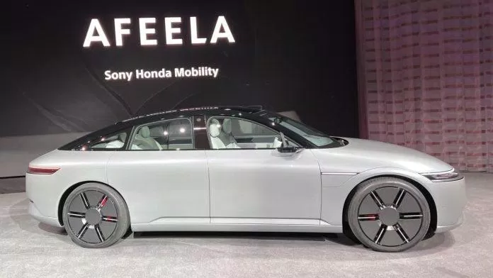 Nguyên mẫu xe AFEELA của Sony-Honda được giới thiệu ở CES 2023 (Ảnh: Internet)