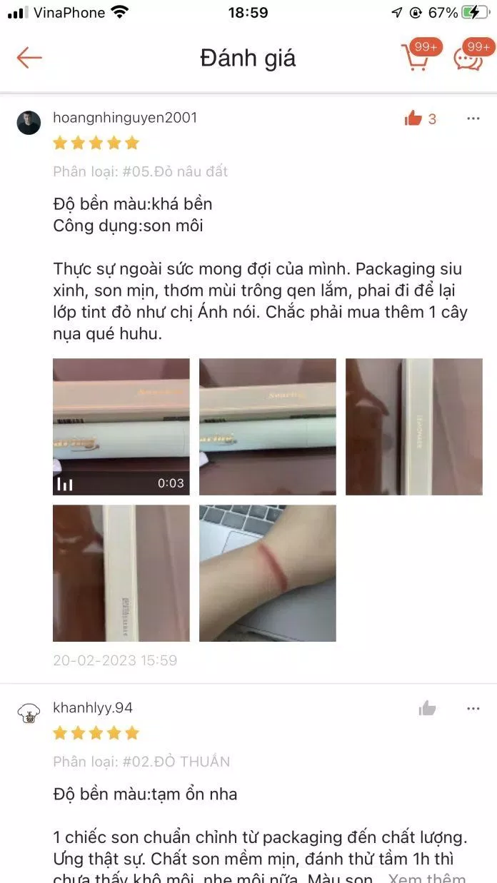 Đánh giá của người dùng Đánh giá của người dùng