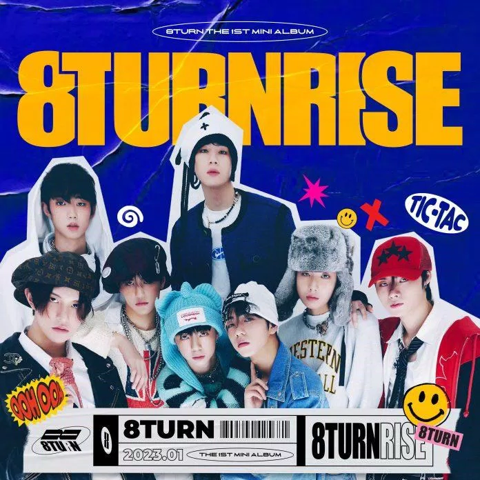 8TURN debut với ca khúc chủ đề trẻ trung và năng động, TIC TAC (Ảnh: Twitter/@8TURN_official)