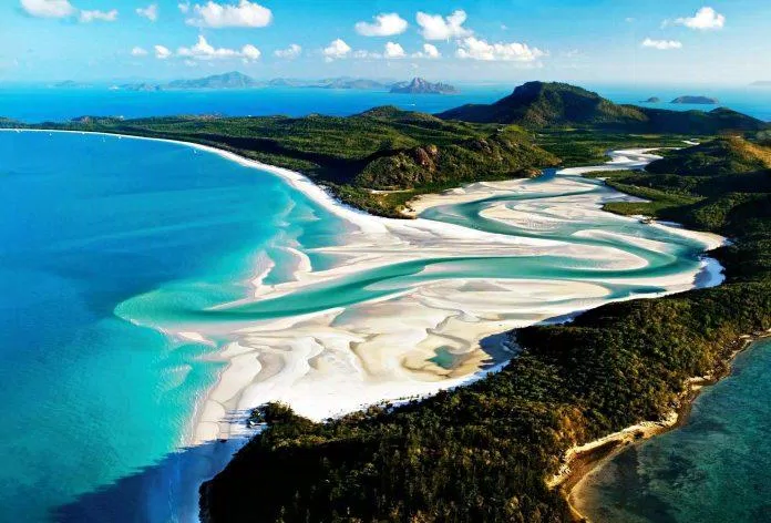 Bãi biển Whitehaven, đảo Whitsunday, Úc - Nguồn: Internet Bãi biển Whitehaven, đảo Whitsunday, Úc - Nguồn: Internet